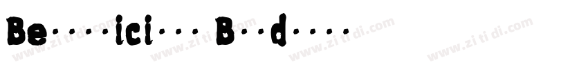 Berrylicious Bold字体转换